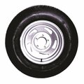 Americana Tire & Wheel 32194 ST215-75R14 Economy Tire & Wheel Radial Directional Painted Silver Rim 3000.1964